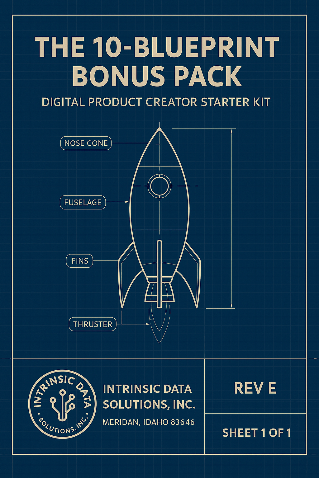 Bonus pack cover - 10 Blueprints for Digital products